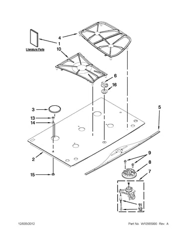 Cooktop, burner and grate parts