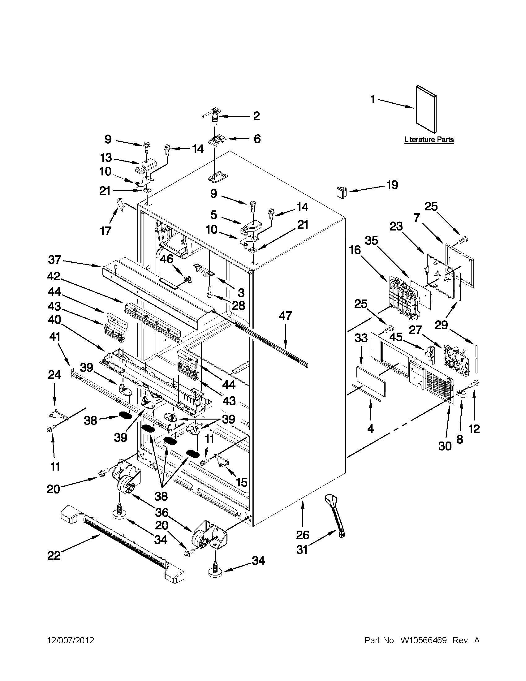 Cabinet parts
