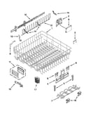 Upper rack and track parts