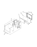 Upper oven door