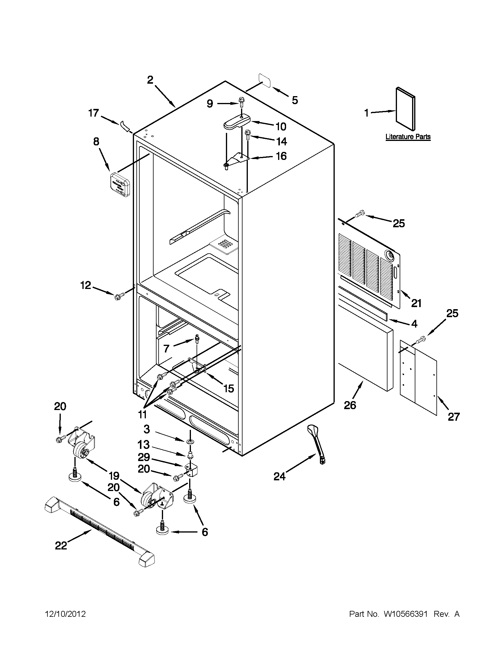Cabinet parts