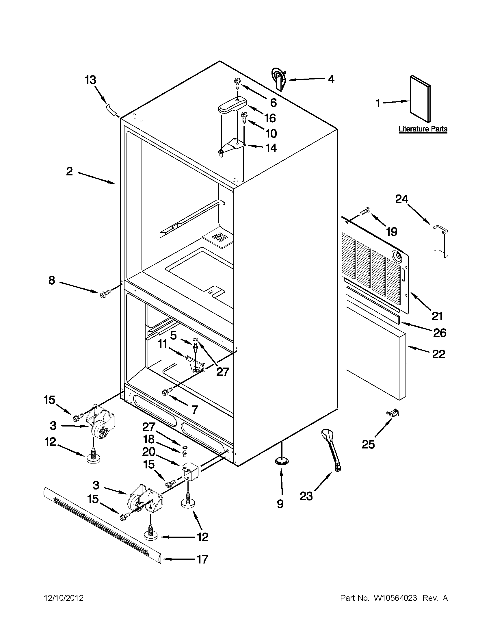 Cabinet parts