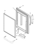 Refrigerator door