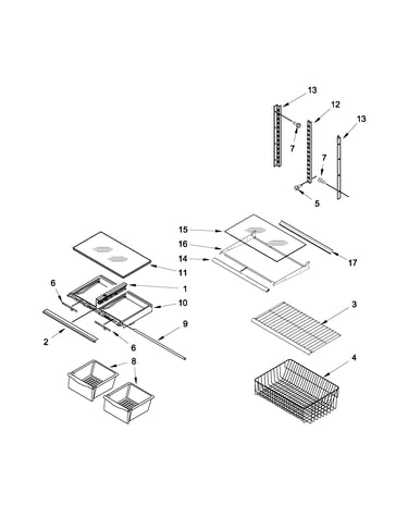 Shelf parts
