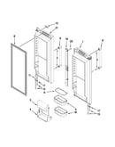 Refrigerator door