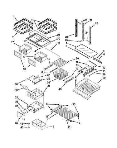 Shelf parts