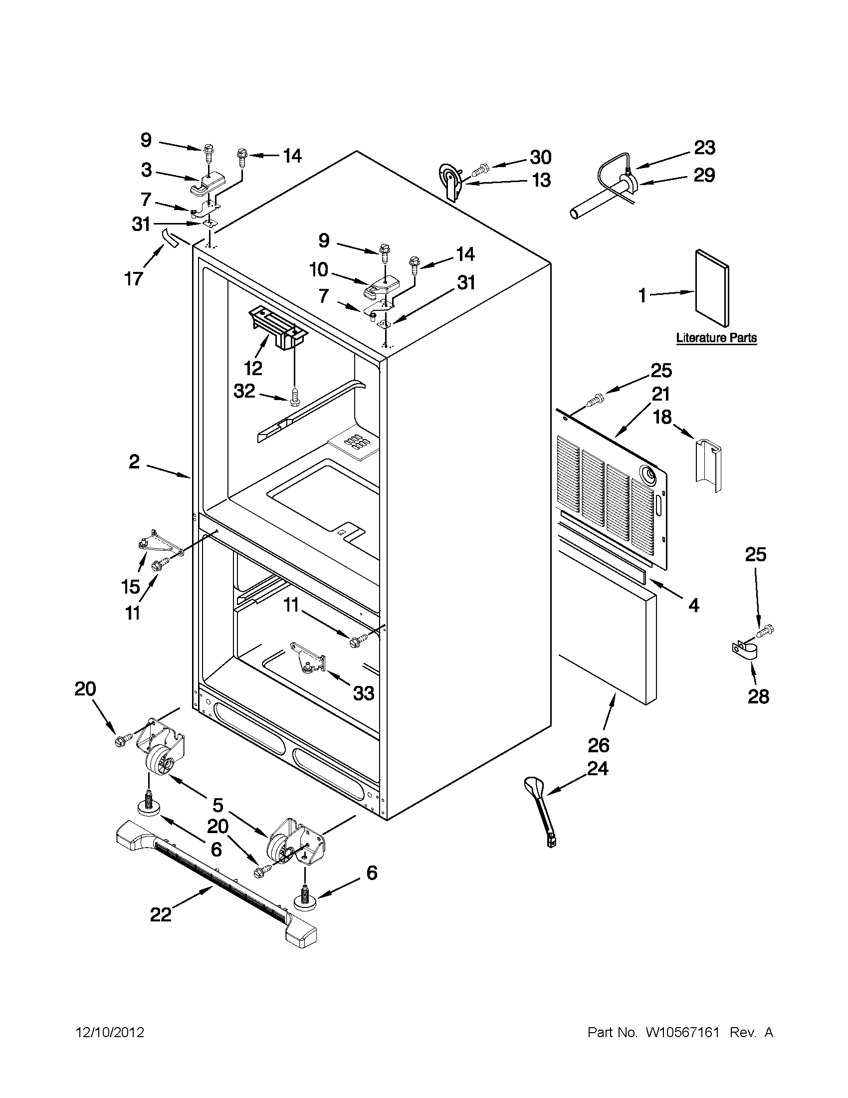 CABINET PARTS