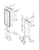 Refrigerator door