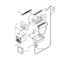 Whirlpool GX5FHDXVB08 icemaker parts diagram