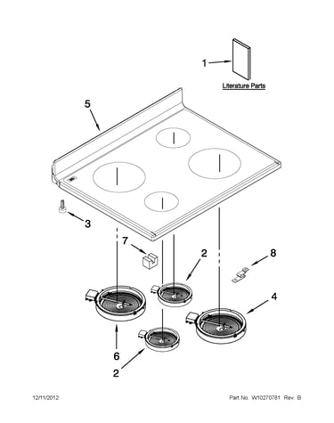 Cooktop parts