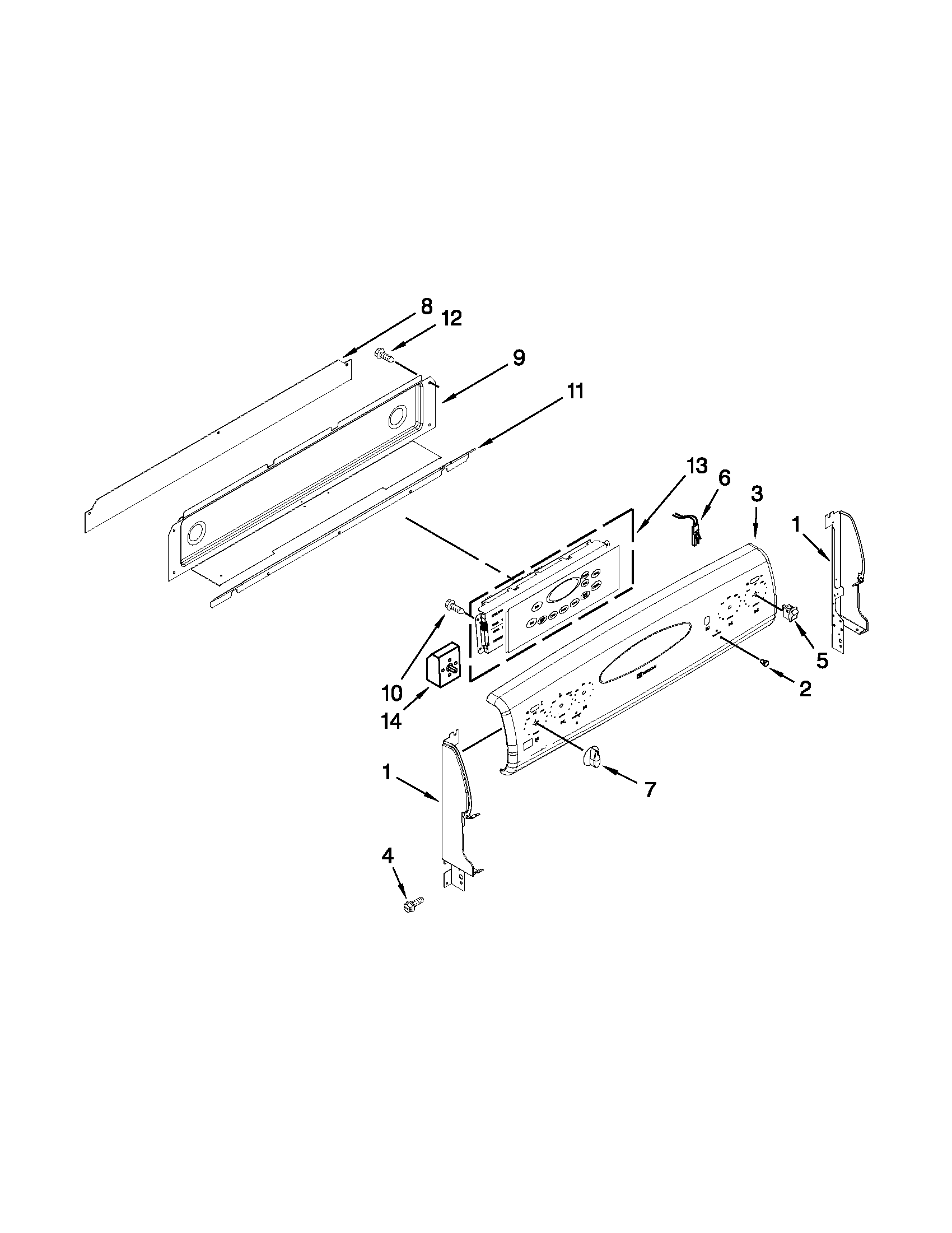 CONTROL PANEL PARTS