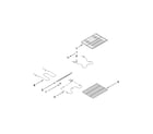 Maytag MER6741BAS17 rack and element parts diagram
