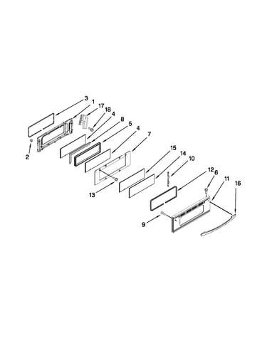 Upper door parts