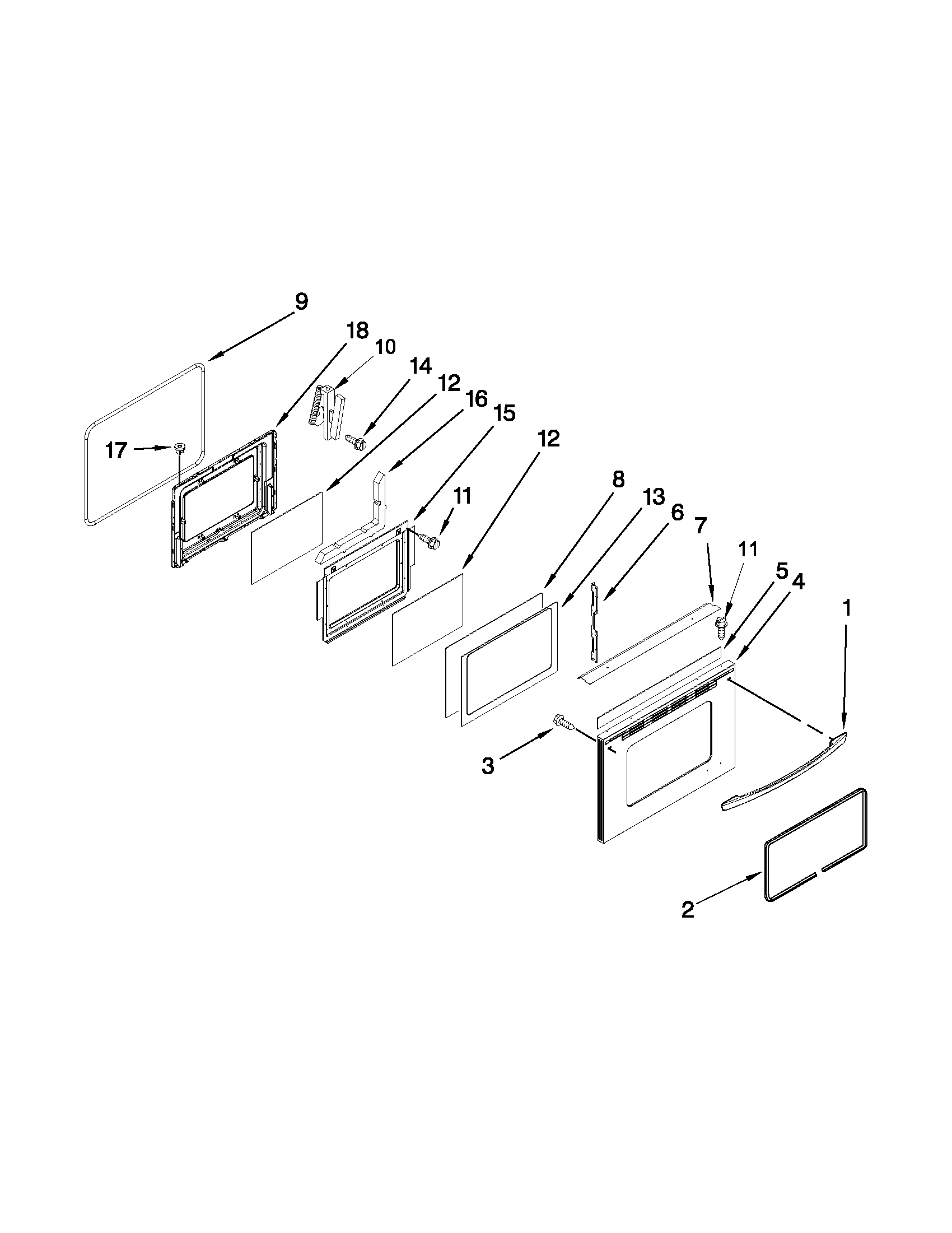 Lower door parts