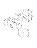 Lower oven door