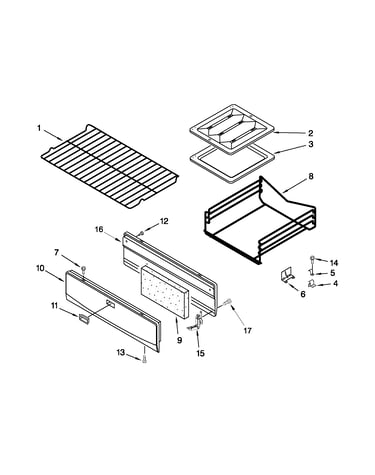 Oven and broiler parts