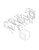 Oven door parts