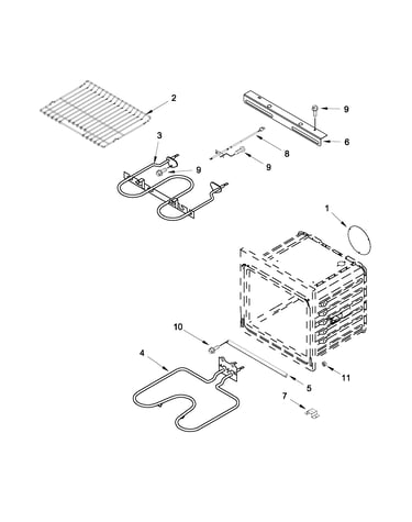 Internal oven parts