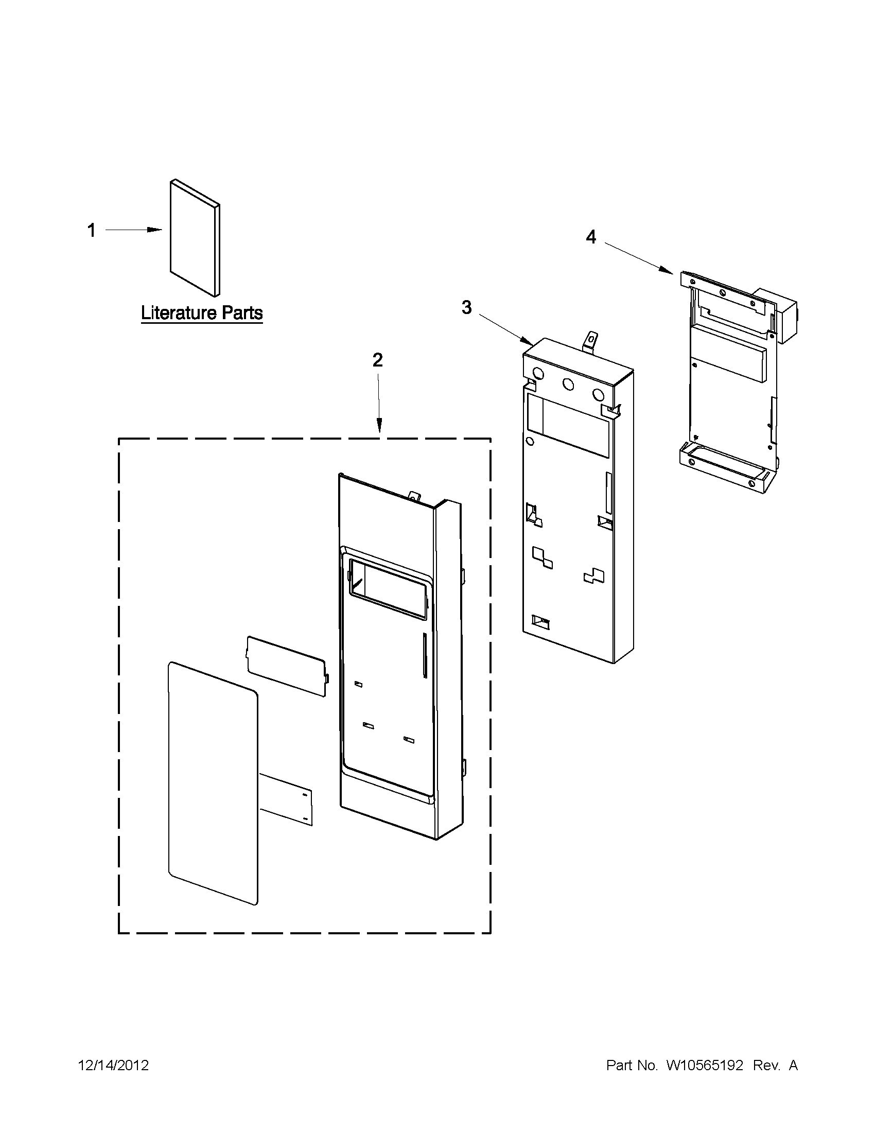 Control panel parts