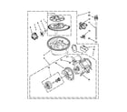 Maytag MDB7749SBB0 pump and motor parts diagram