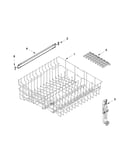 Upper rack and track parts