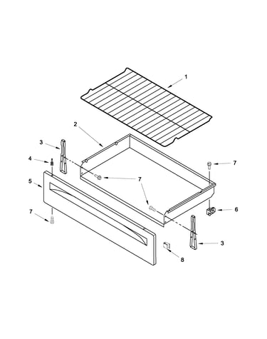 Drawer & broiler parts