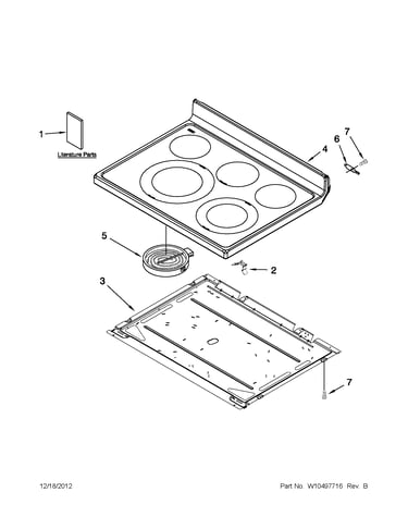 Cooktop parts