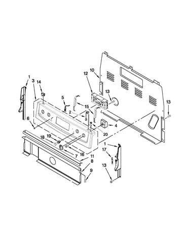 Control panel parts