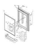 Refrigerator door