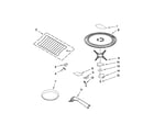 KitchenAid KHMS2050SSS4 rack and turntable parts diagram