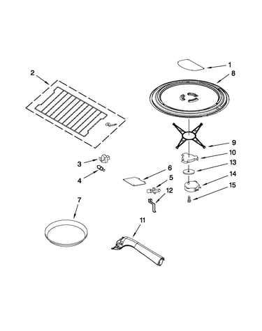Rack and turntable parts