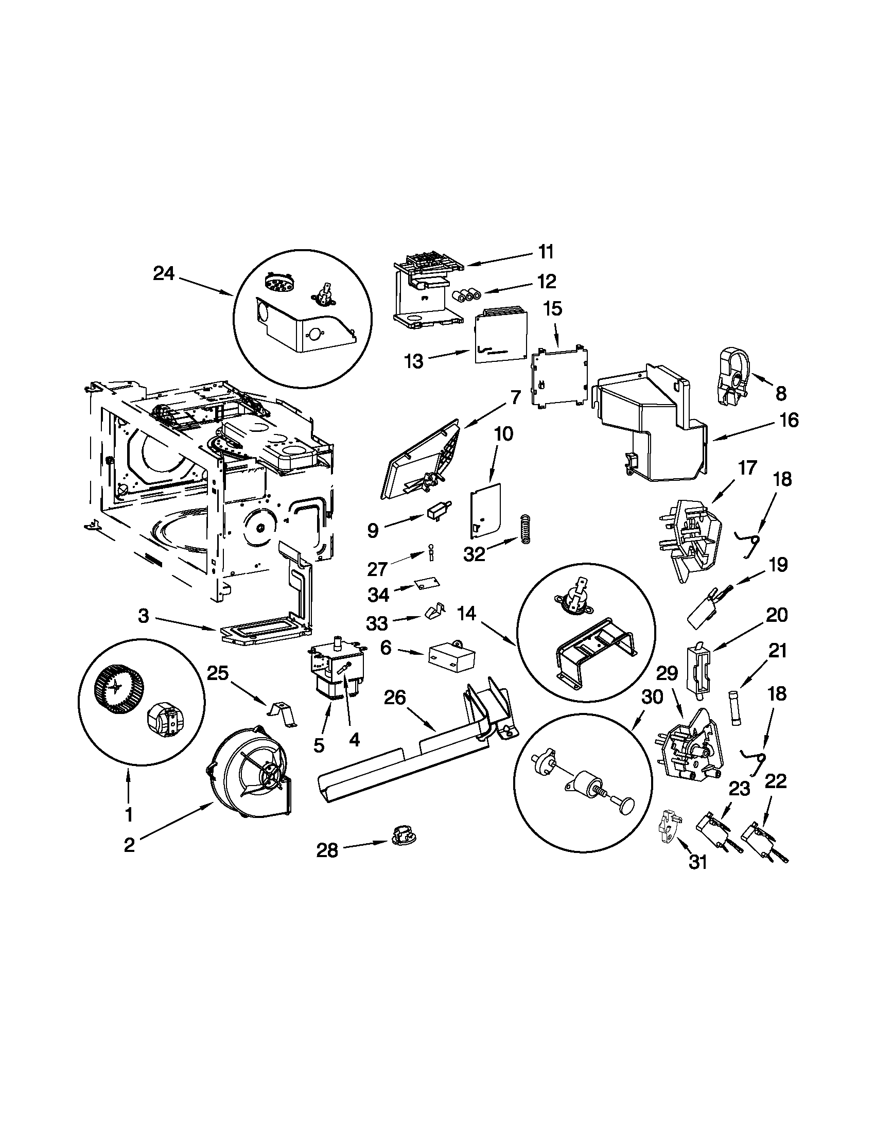 Interior & airflow parts