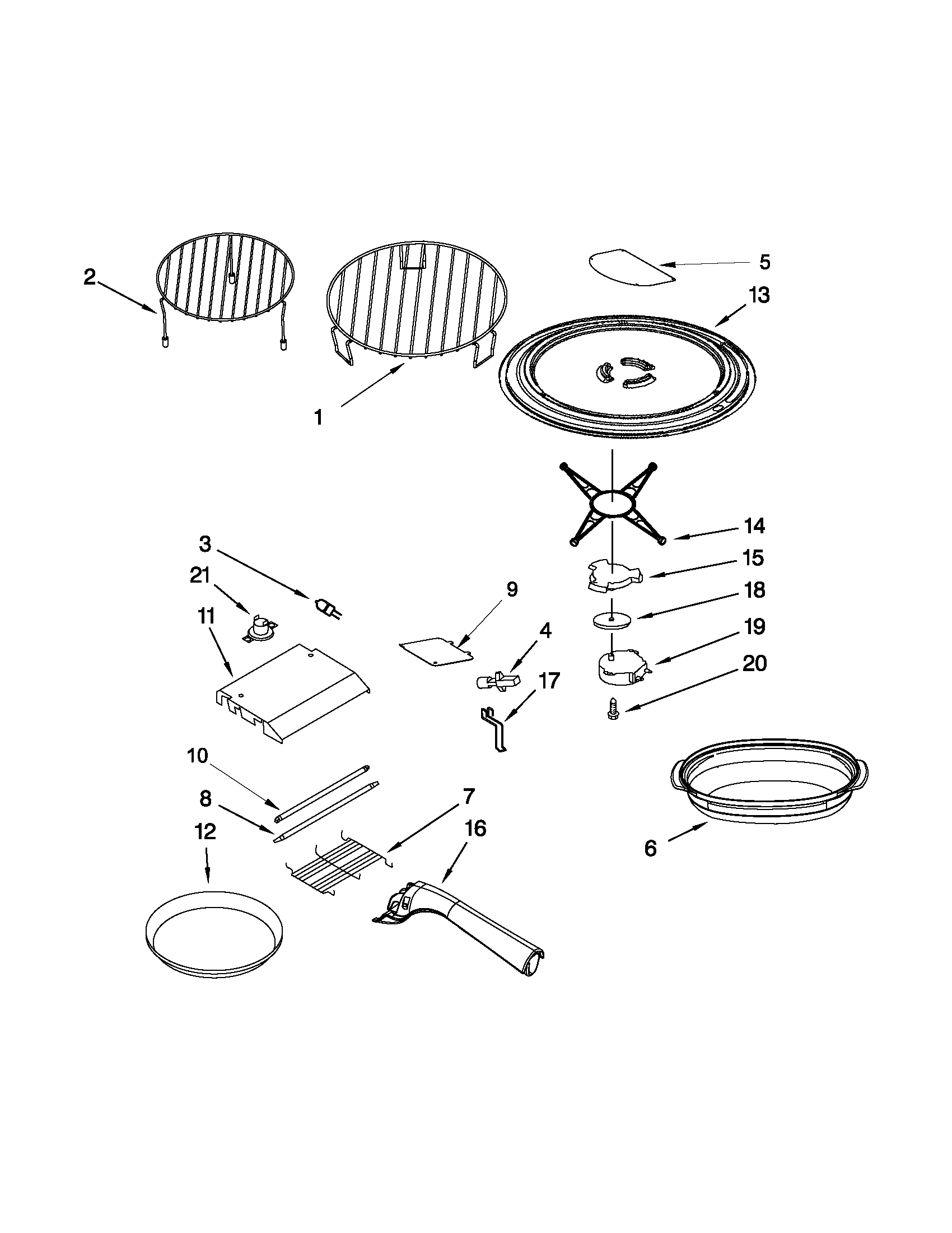 RACK AND TURNTABLE PARTS