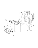 Cabinet and installation parts