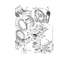 Whirlpool WED8200YW2 bulkhead parts diagram