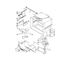 Whirlpool GX2FHDXVB07 freezer liner parts diagram