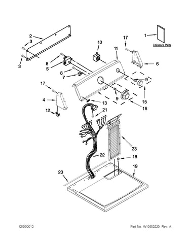 Top and console parts