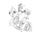 Maytag 4GMEDC100YQ0 bulkhead parts diagram