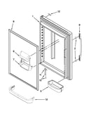 Refrigerator door