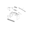 Amana AMV2174VAB5 cabinet and installation parts diagram