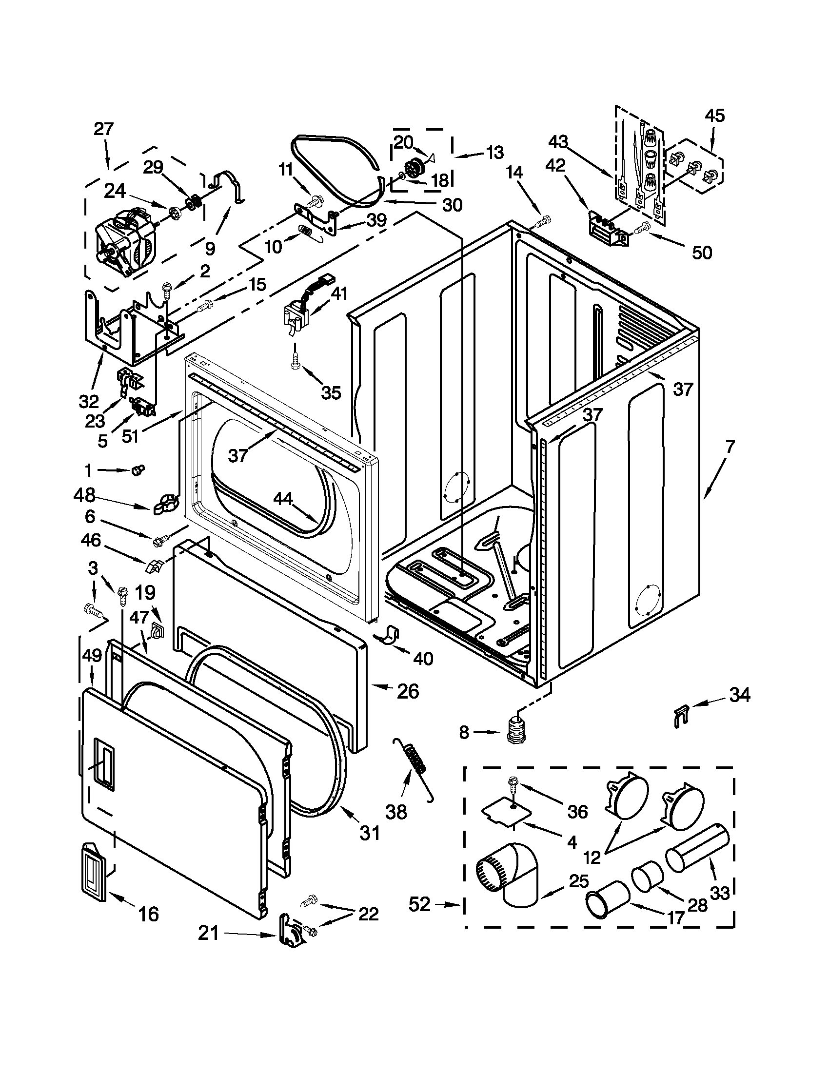 Cabinet parts