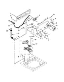 Controls and water inlet parts