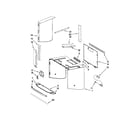 KitchenAid KHMS2056SSS4 cabinet and installation parts diagram