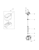 Motor and ice container parts