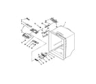 Whirlpool GX5FHTXVB08 refrigerator liner parts diagram