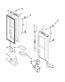 Refrigerator door