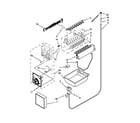 Whirlpool GX5FHTXVB08 icemaker parts diagram