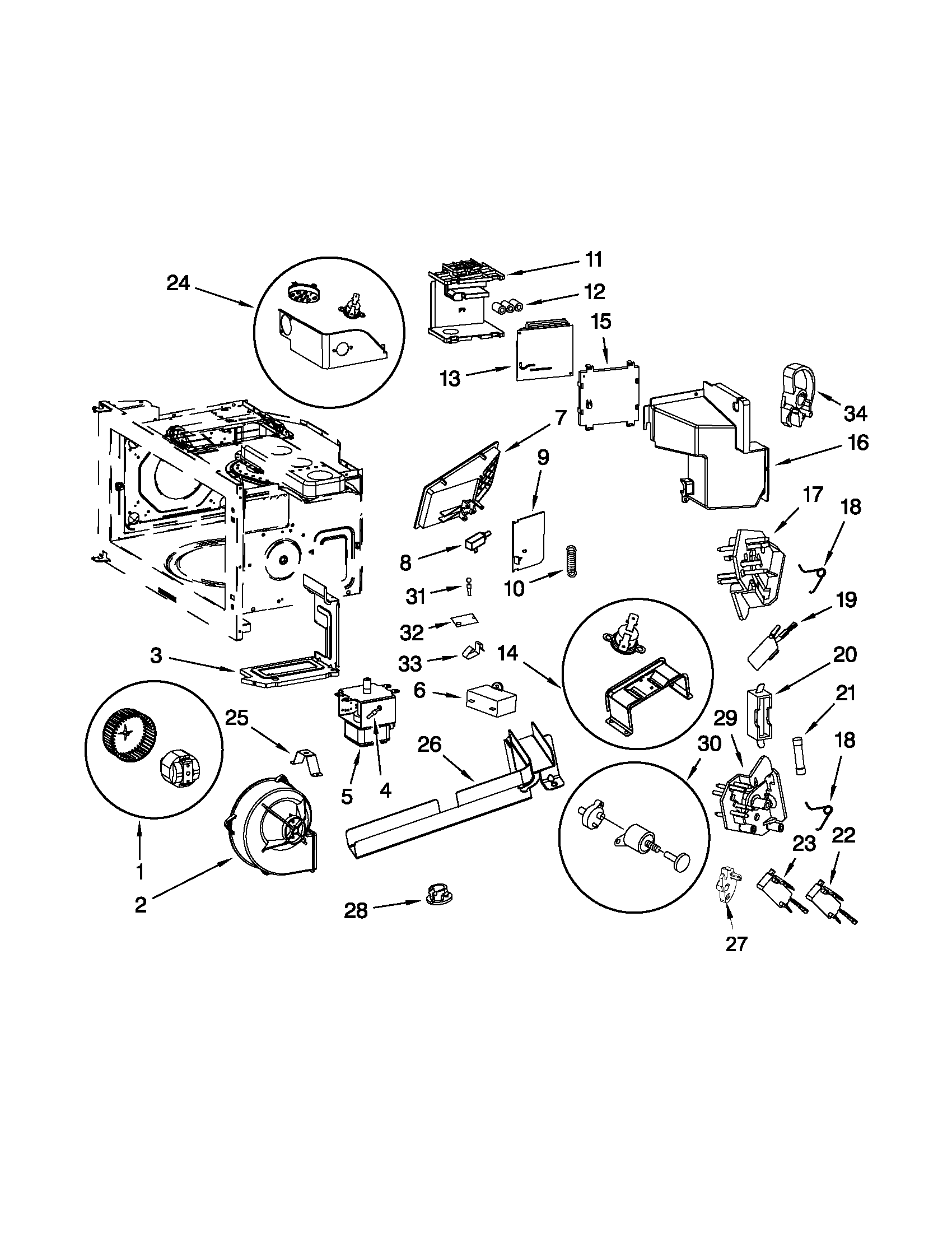 Interior & airflow parts