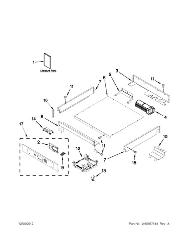 Control panel parts