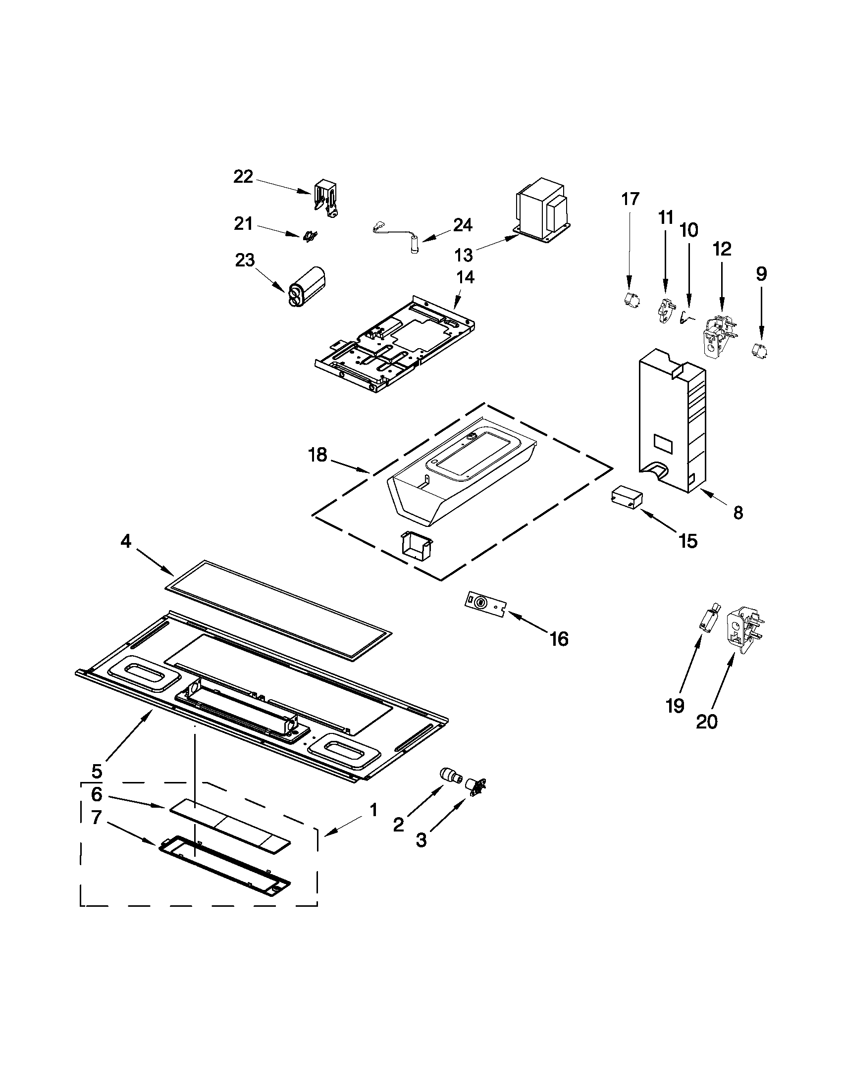 Interior and ventilation parts